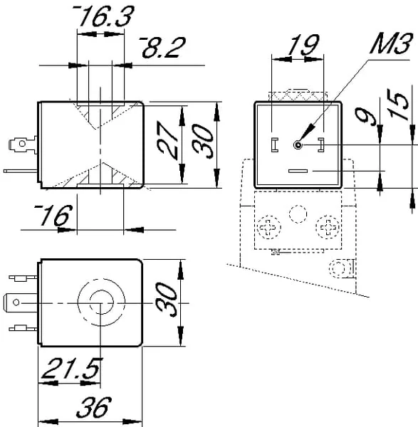 Metal work - W0210010100 - MW Magnetventil B30-24V DC