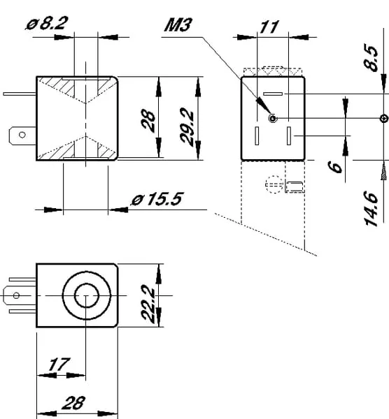 Metal work - W0215000151 - FE Magnetventil