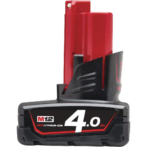 Milwaukee - M12B4 - Batterie 12V 4,0 Ah Rot Li-Ion