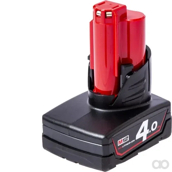Milwaukee - M12B4 - Batterie 12V 4,0 Ah Rot Li-Ion