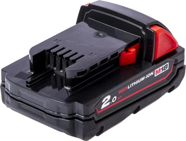 Milwaukee - M18B2 - Akku 18V 2,0 Ah Li-Ion Wiederaufladbar