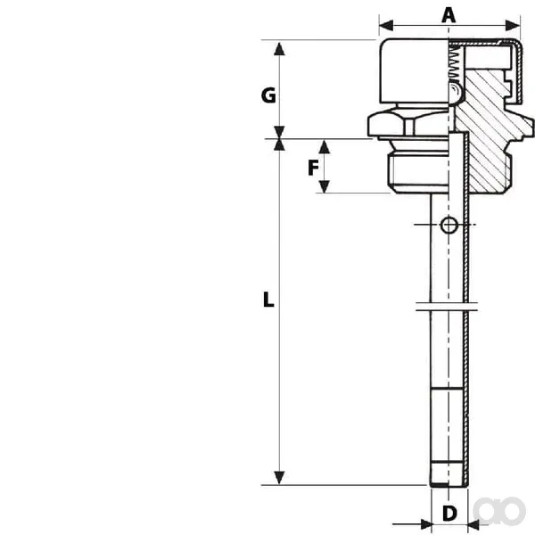 Mintor - 1GLSF30A - Entlueftungsfilter/-messstab 1/2