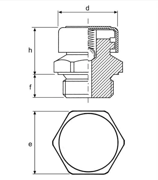 Mintor - OF08K - Belueftungsfilter 1/2 + Ventil