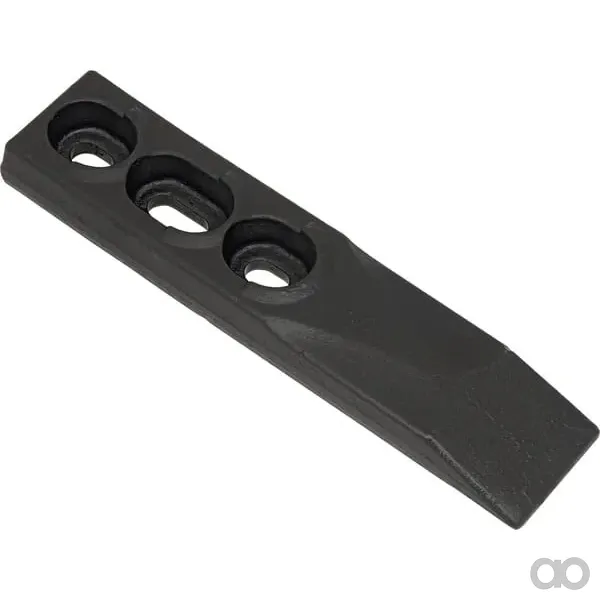 Molbro - 5040217001320 - Kultivatorzinke 350x80mm Rechts/Links, Flach, 3-Loch, Geeignet fuer Kverneland
