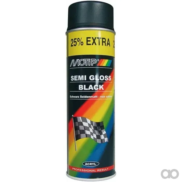 Motip - 04001 - Farbe SDGL Schwarz 500ml Sprühdose