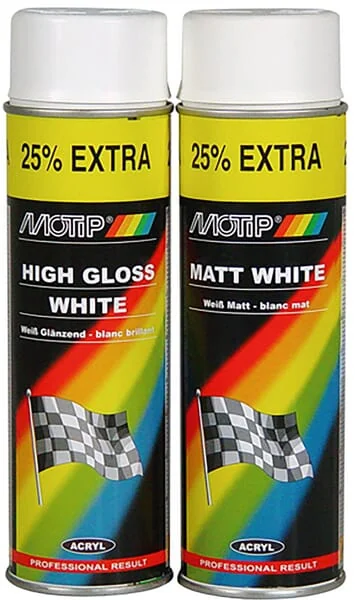 Motip - 04004 - Lack Weiss Hochglanz, 500 ml