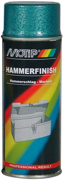 Motip - 04011 - Hammerschlagfarbe Blau, 400 ml