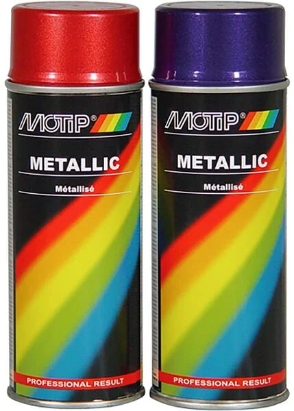 Motip - 04045 - Metallicfarbe Rot, 400 ml