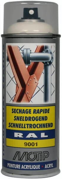 Motip - 07045 - RAL 9001 Spruehcreme