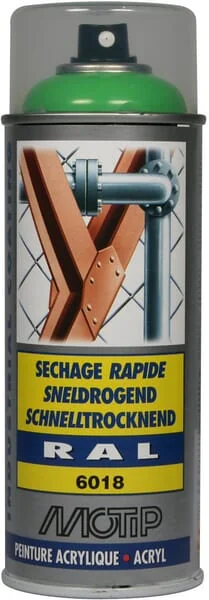 Motip - 07127 - RAL 6018 Acrylspray Gelbgruen