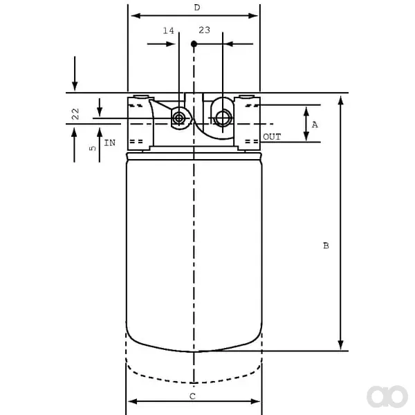 MP Filtri - CT100P10AB - Filterelement 10 um