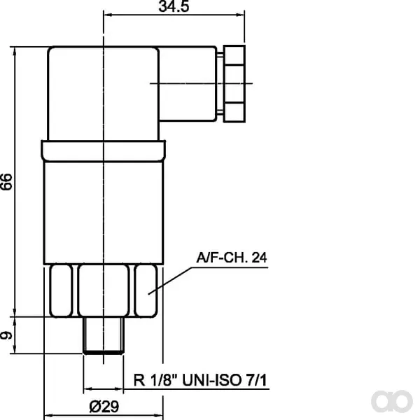 MP Filtri - MP9FX15R2M3 - Elektrischer Druckindikator 1,5 Bar MPF/MPX/MPT/MPH