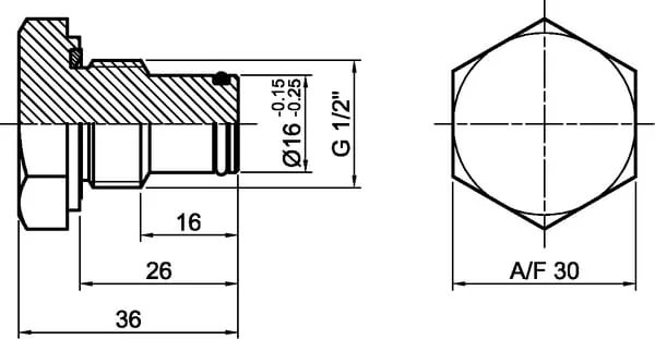 MP Filtri - MP9T2H - Indikatorstopfen