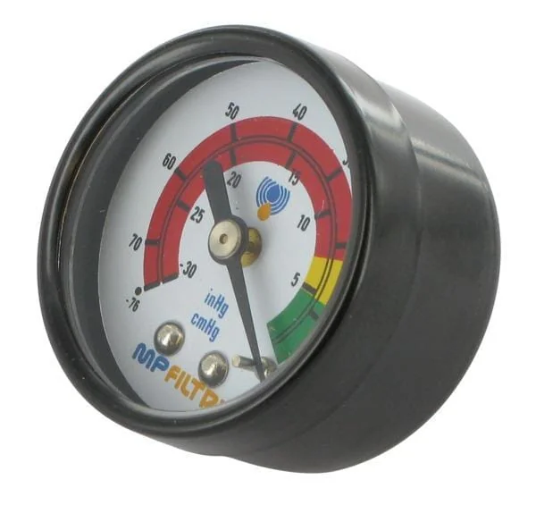 MP Filtri - MP9V0P01 - Sichtbarer Vakuummesser 1/4 BSP Hinten MPS/SF2