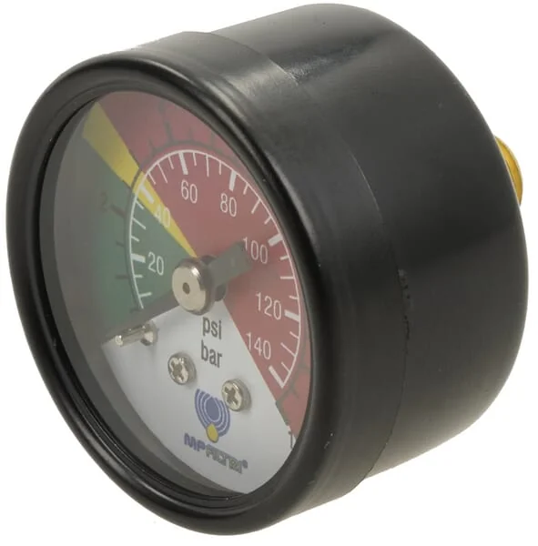 MP Filtri - MP9VR25P01 - Visuelles Manometer Hinten 2,5 Bar MPF/MPT/MPFX/MPTX