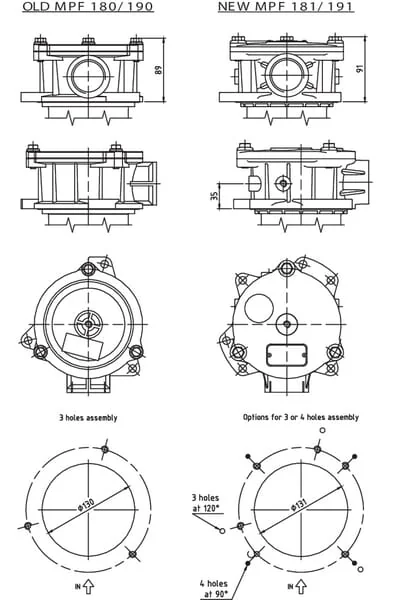 MP Filtri - MPF1811M90 - Rücklauffilter MPF181/1-20-M90