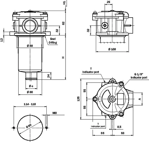 MP Filtri - MPF91004 - Filtergehäuse 1