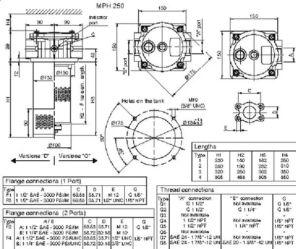 MP Filtri - MPH2502A25 - Rücklauf Mph250/2-C-D-S-24-A25vr