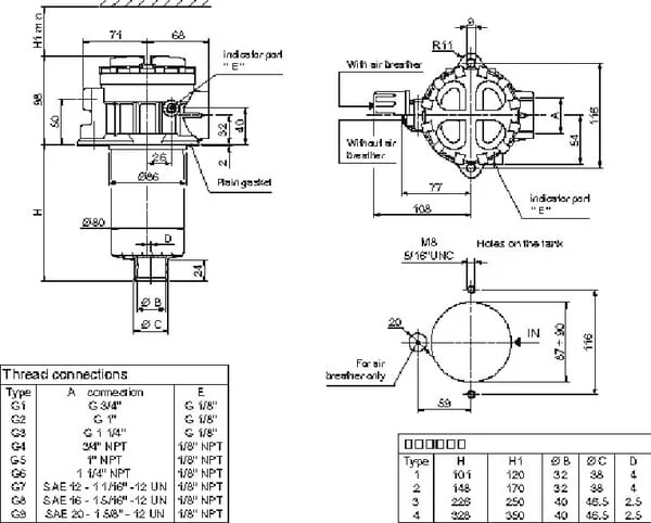 MP Filtri - MPT1102G2P25 - Rücklauffilter Mpt110-2C-A-G2-P