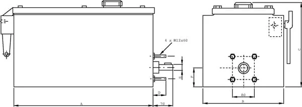 MTH - PH40025 - Kolbenpumpe Mit Tank 25ltr