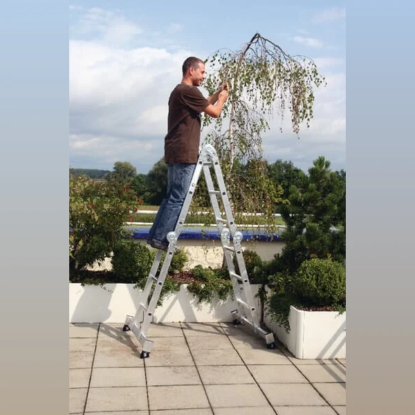 Munk - 31314GST - Mehrzweckleiter 2x3+2x4 Sprossen