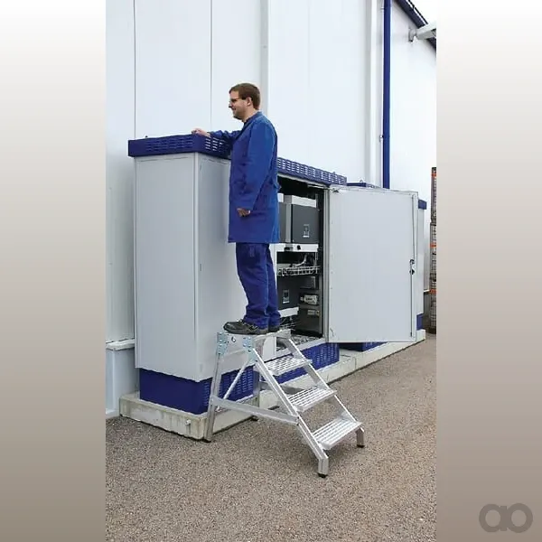 Munk - 50175GST - Aluminiumtreppe, 5 Stufen