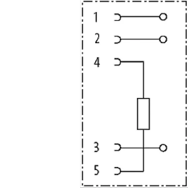 MURR ELEKTRONIK - M12TRESF - Abschlusswiderstand M12 Weiblich