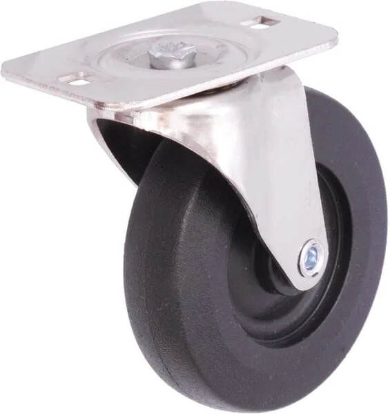MVP - BE26001 - Gummilaufrolle: Diameter 76, Montage Auf Platte, MVP