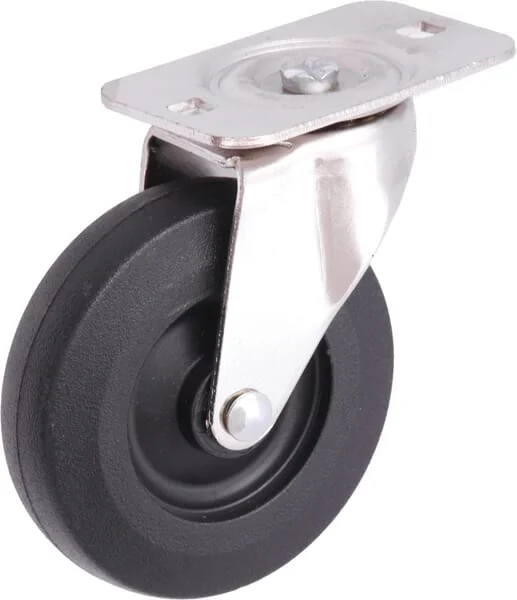 MVP - BE26001 - Gummilaufrolle: Diameter 76, Montage Auf Platte, MVP