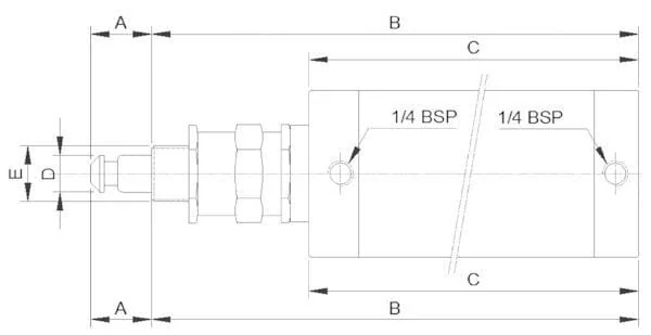 MZ - 5008200MZ - Pneumatikzylinder 5" Mit Magnet MZ