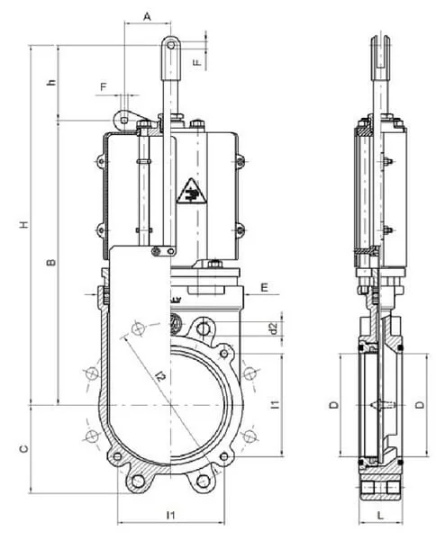 MZ - ARZO0100125550 - Messer-Schieber 5" (Hydraulisch)