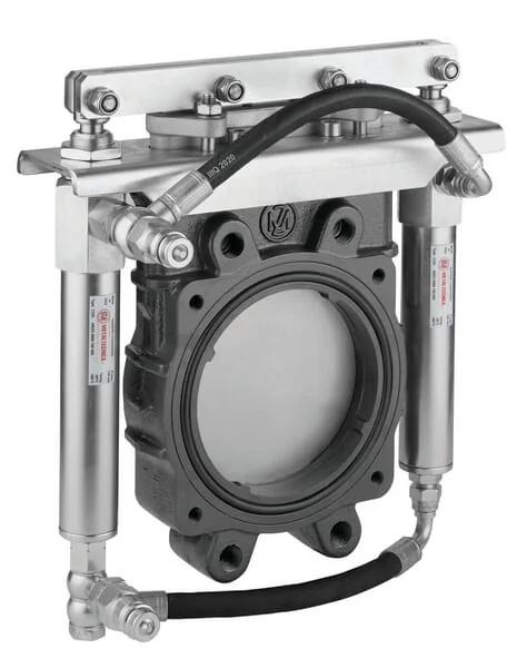 MZ - ARZO0101200560 - Kompakt-Messerabsperrklappe 6" Hydr