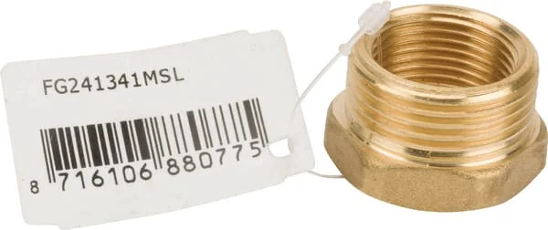 MZ - FG241341MSL - Messing-Reduzierstueck F 3/4" X M 1"