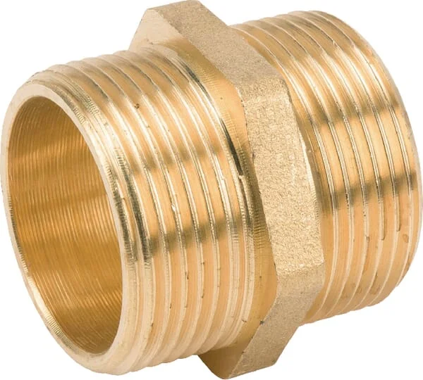 MZ - FG280114MS - Messing-Kupplung 2x M 1 1/4"