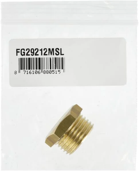 MZ - FG29212MSL - Messing-Stopfen M 1/2"