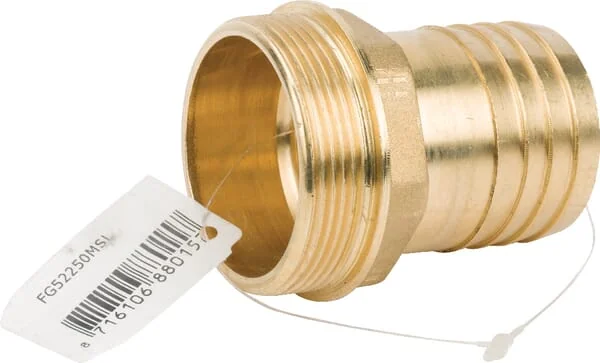 MZ - FG52250MSL - Messing-Schlauchanschluss 50 mm x M 2"