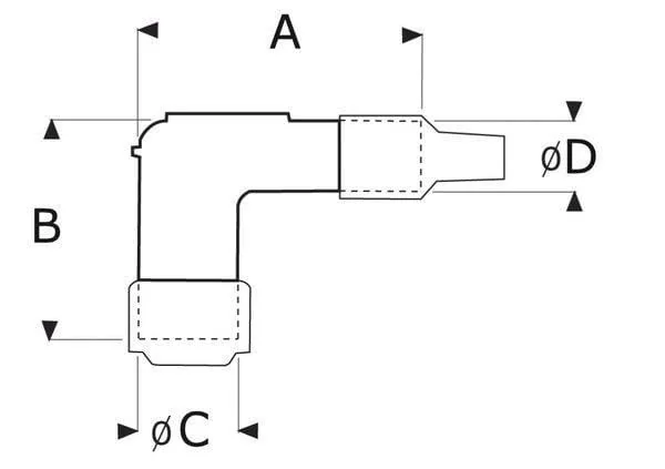 NGK - SB01E - Zuendkerzenstecker NGK