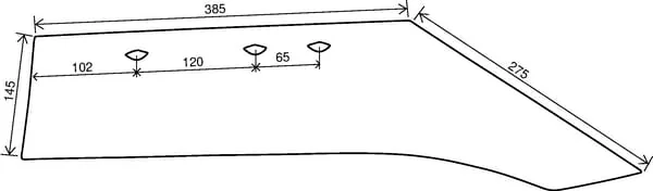 Niemeyer - 021432 - Pflugschare NH 3