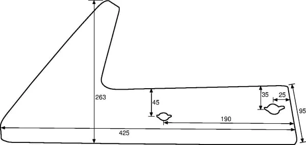 Niemeyer - 023490 - Anbauteil Pflugschar