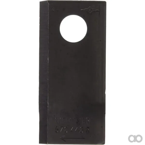 Niemeyer - 570446 - Maehwerk-Messer Rechts 102x48x4 mm Bohrungsdurchmesser 19 mm Geeignet fuer Niemeyer