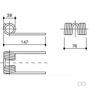 Non Branded - 009381581N - Federfinger Der Aufnahmevorrichtung