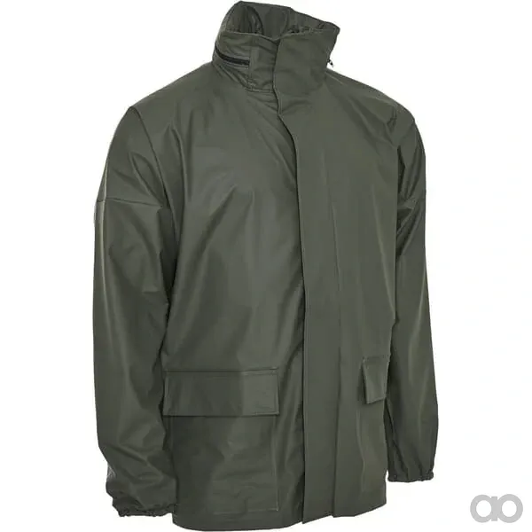 Non Branded - 076300001L - Regenjacke Oliv L