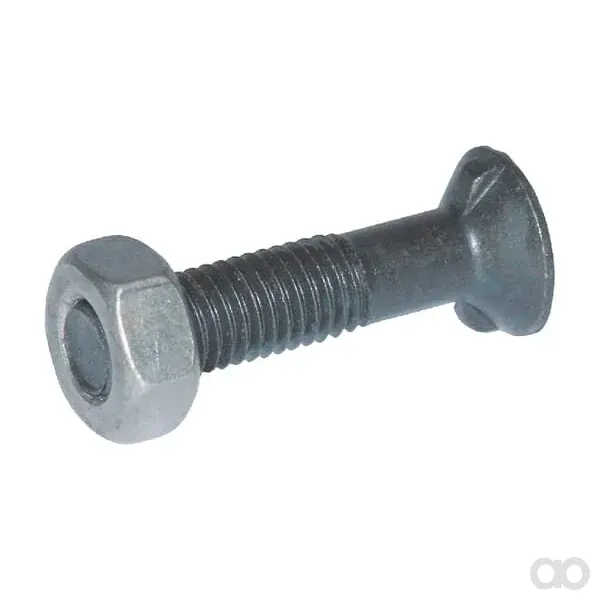 Non Branded - 10302N - Fluegelschraube Und Mutter M10x30, 2 Traeger DIN11014 8,8