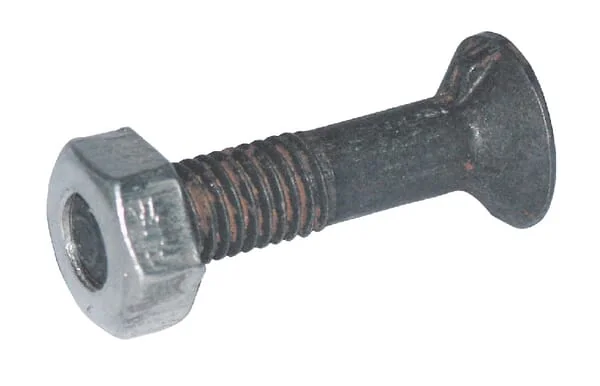 Non Branded - 16601N - Pflugschraube Und Mutter M16x60, Mit Nase DIN604 Kl. 10.9