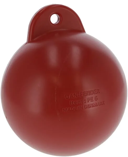 Non Branded - 3076172 - Schwimmkugel, Mini-Boje Rot Hartpolyethylen
