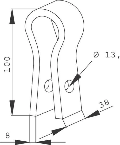 Non Branded - 40880000N - Messerhalter Fuer Mulcher Taarup