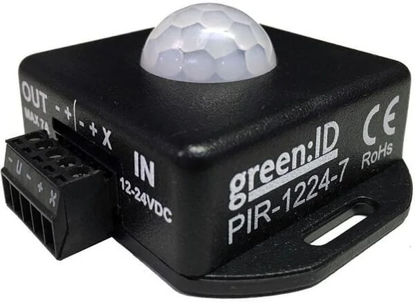 Non Branded - 60056 - PIR-Bewegungsmelder, Aus-Funktion Per Kabel, 12V/84W 24V/168W Max