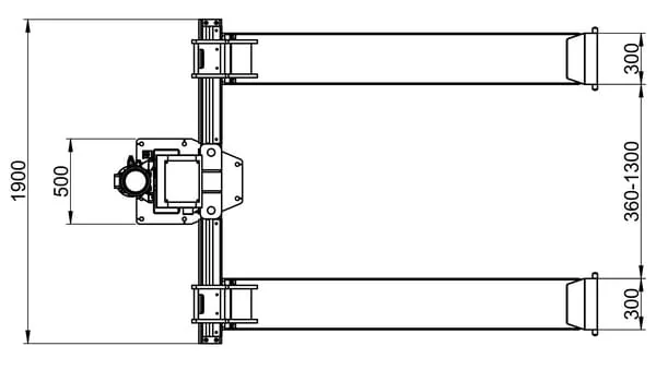 Non Branded - 612016 - Einmast-Hebebuehne ATH-12PL