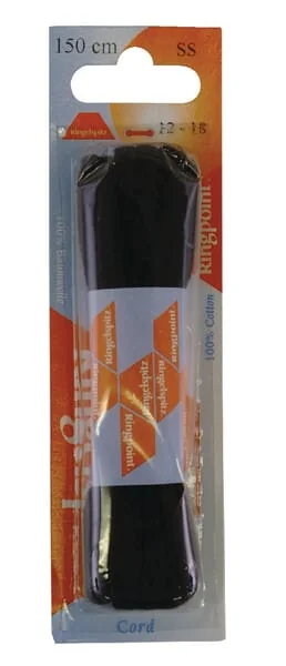 Non Branded - 64150102 - Runde Schnuersenkel Schwarz 150cm