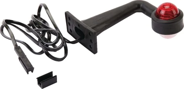 Non Branded - 6SL0084L0175 - Umrissleuchte Links LED Rund 24V Rot/Transparent Aufschraubbar